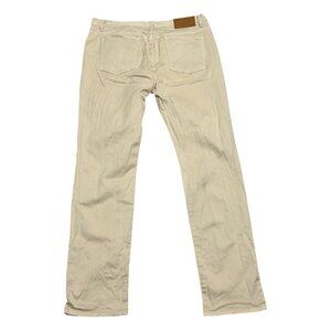 DIAMOND SUPPLY Designer Streetwear Slim Straight Cream Denim Pants Jeans 40x36